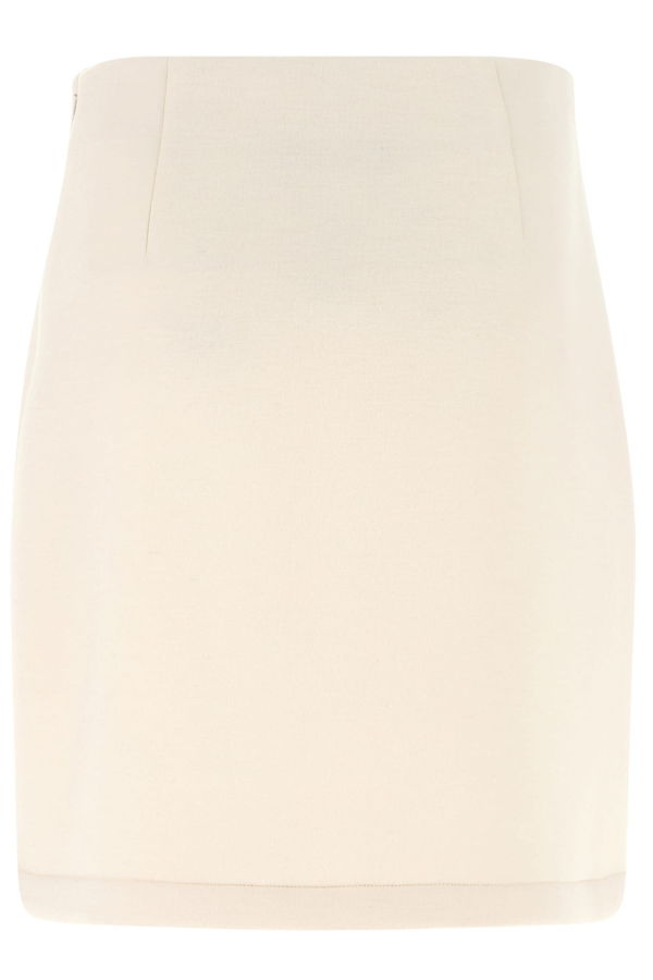 Fabiana Filippi Cashmere Scuba Skirt - Beige