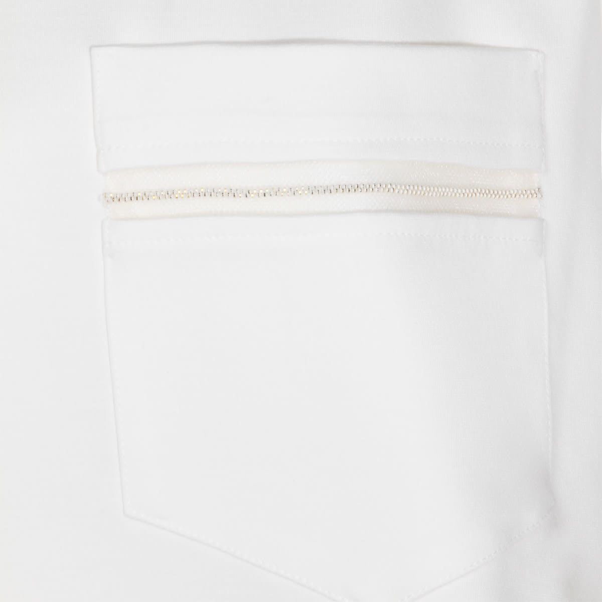 Fabiana Filippi Viscose T-Shirt - White - Image 3 of 3