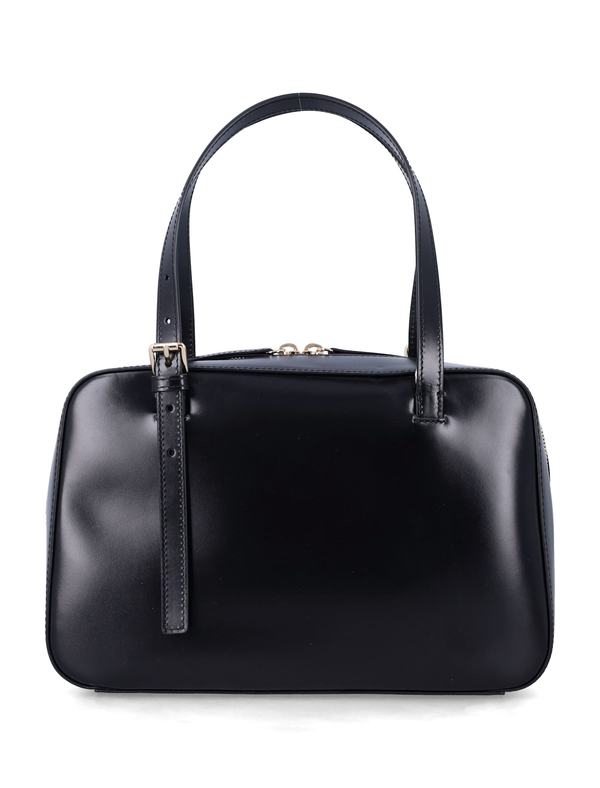 A.P.C. Virginie Leather Box Bag - Black