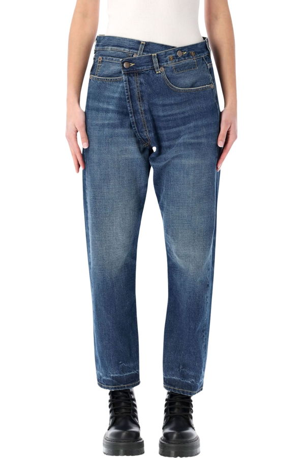 R13 Crossover Jean - Oasis Blue