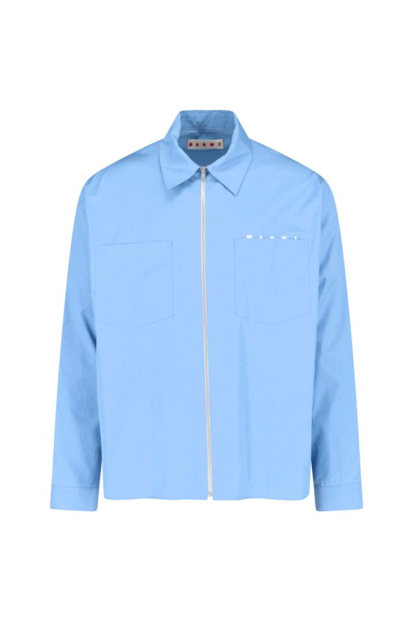Marni Logo Shirt - Light Blue