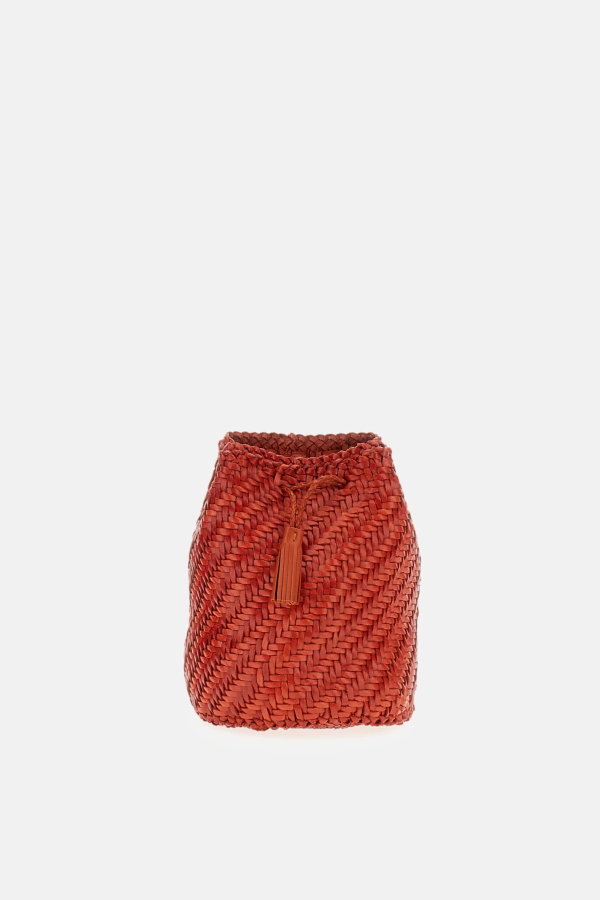 Dragon Diffusion Pompom Bucket Bag Shoulder Bag - Orange
