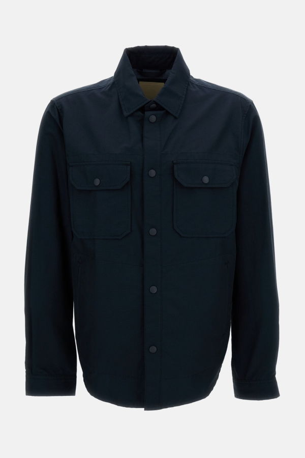 Woolrich Light Ramar Overshirt Jacket - Melton Blue