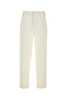 Ami Alexandre Mattiussi White Cotton Baggy Pant - Blanccreme - Thumbnail 1