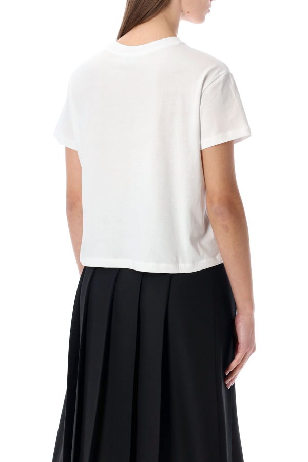 A.P.C. Rue Madame Heavy Cotton Boxy T-Shirt - White Dark Navy