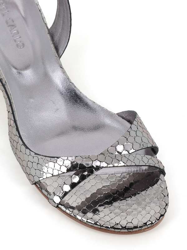 Del Carlo 12111 Sandal - Silver