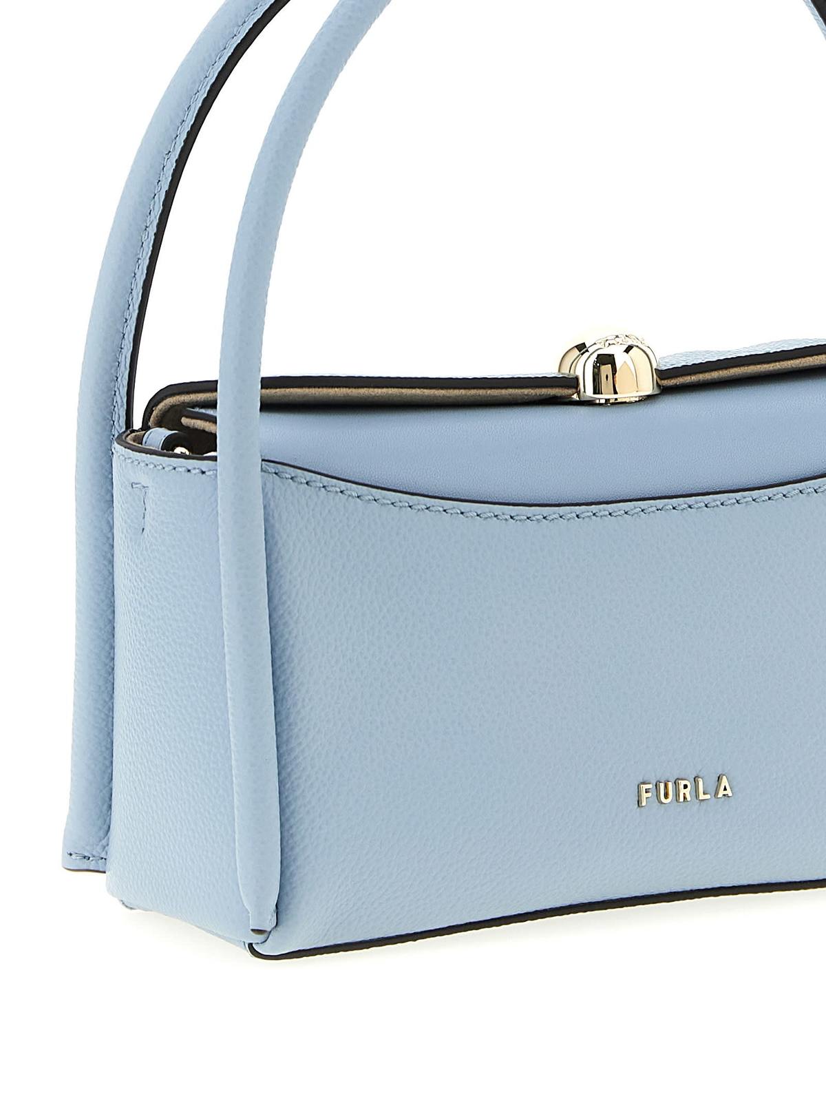 Furla Nicole Mini Handbag - Light Blue - Image 3 of 4