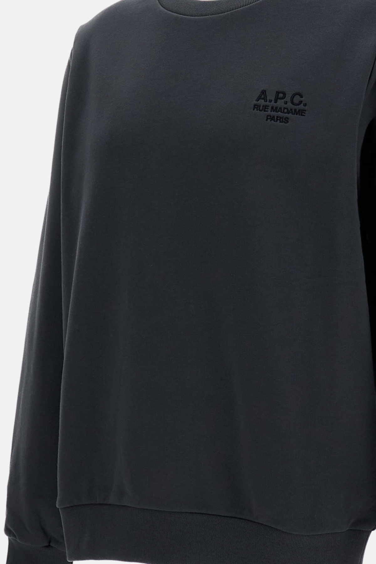 A.P.C. Standard Sweat Rue Madame Sweatshirt - Black - Image 3 of 3