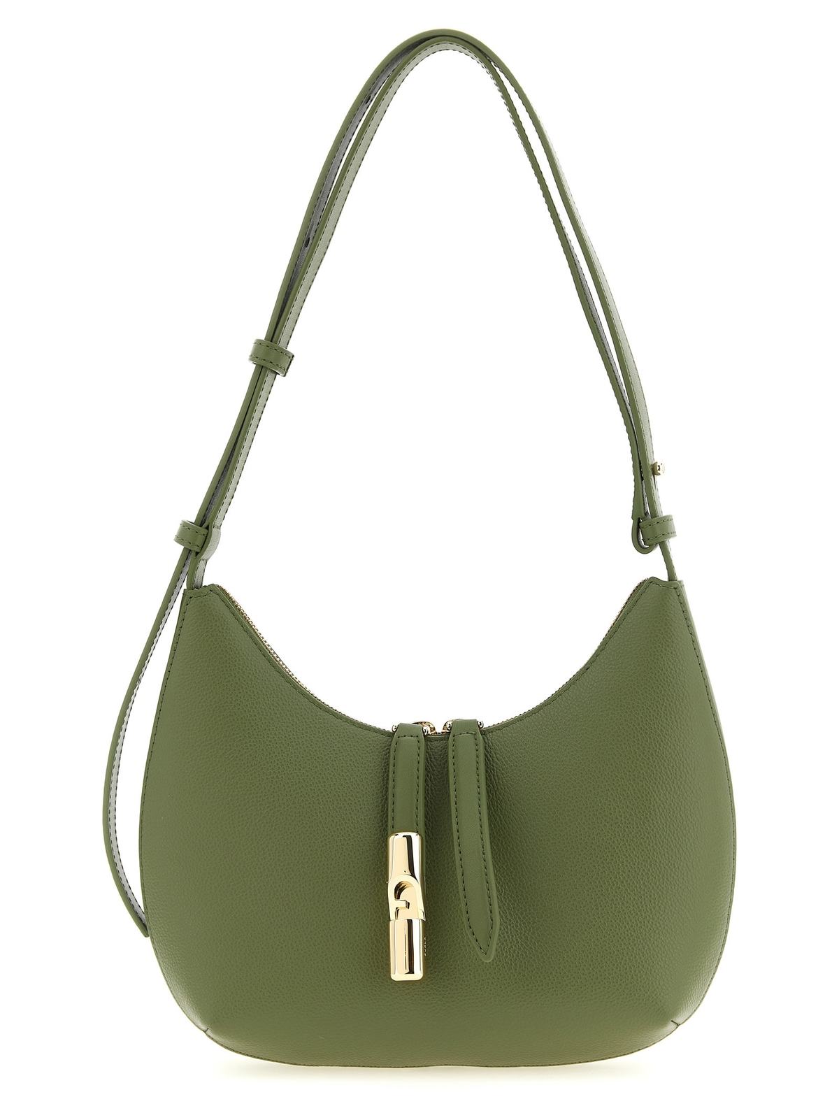 Furla Goccia Small Shoulder Bag - Green - Image 1 of 4