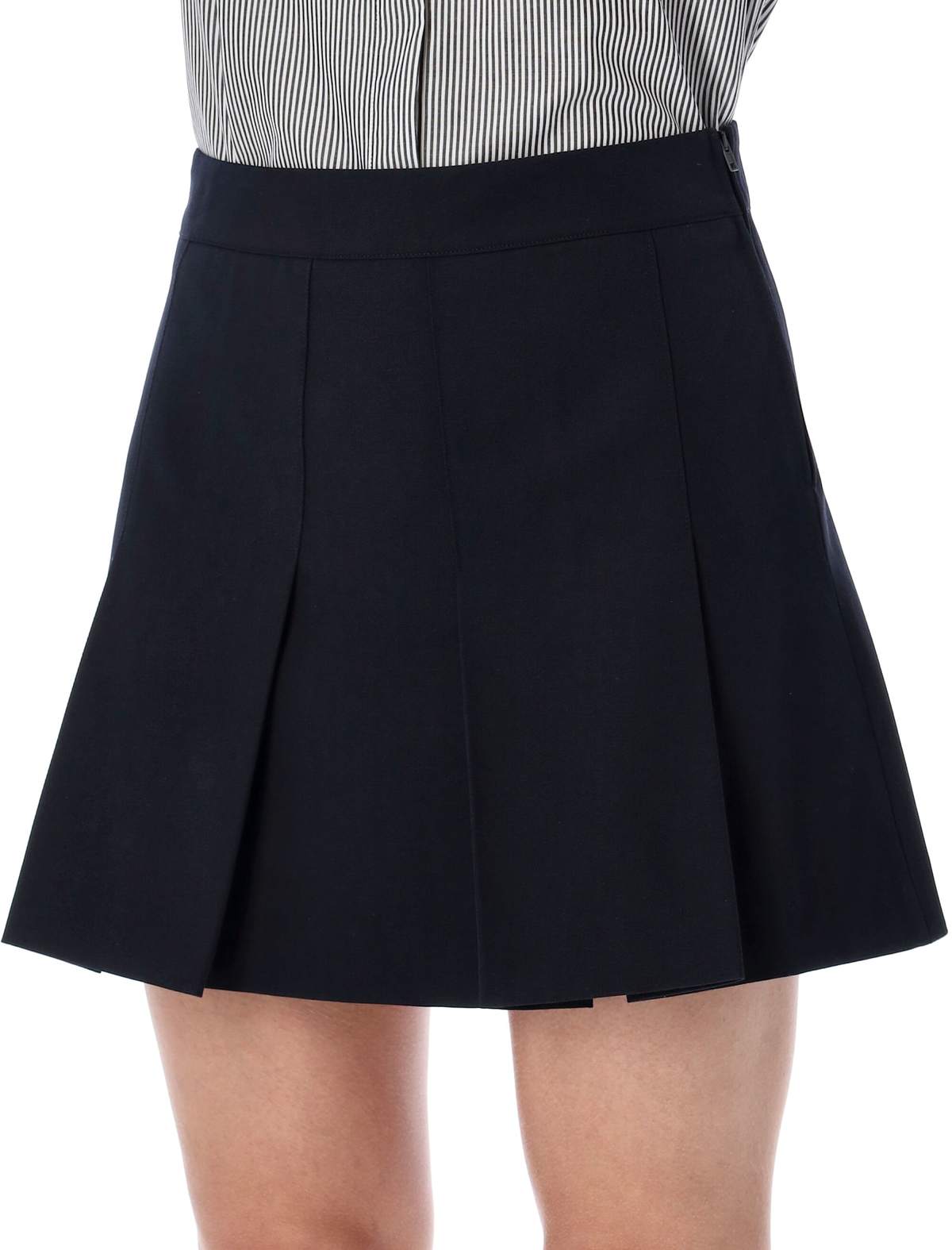 A.P.C. Pleated Skirt - Dark Navy - Image 3 of 3