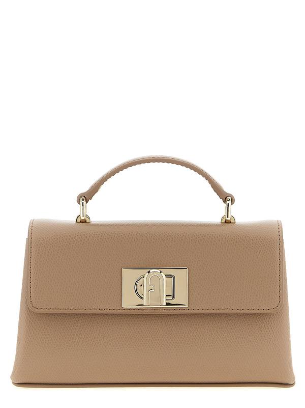 Furla 1927 Mini Crossbody Bag - Beige