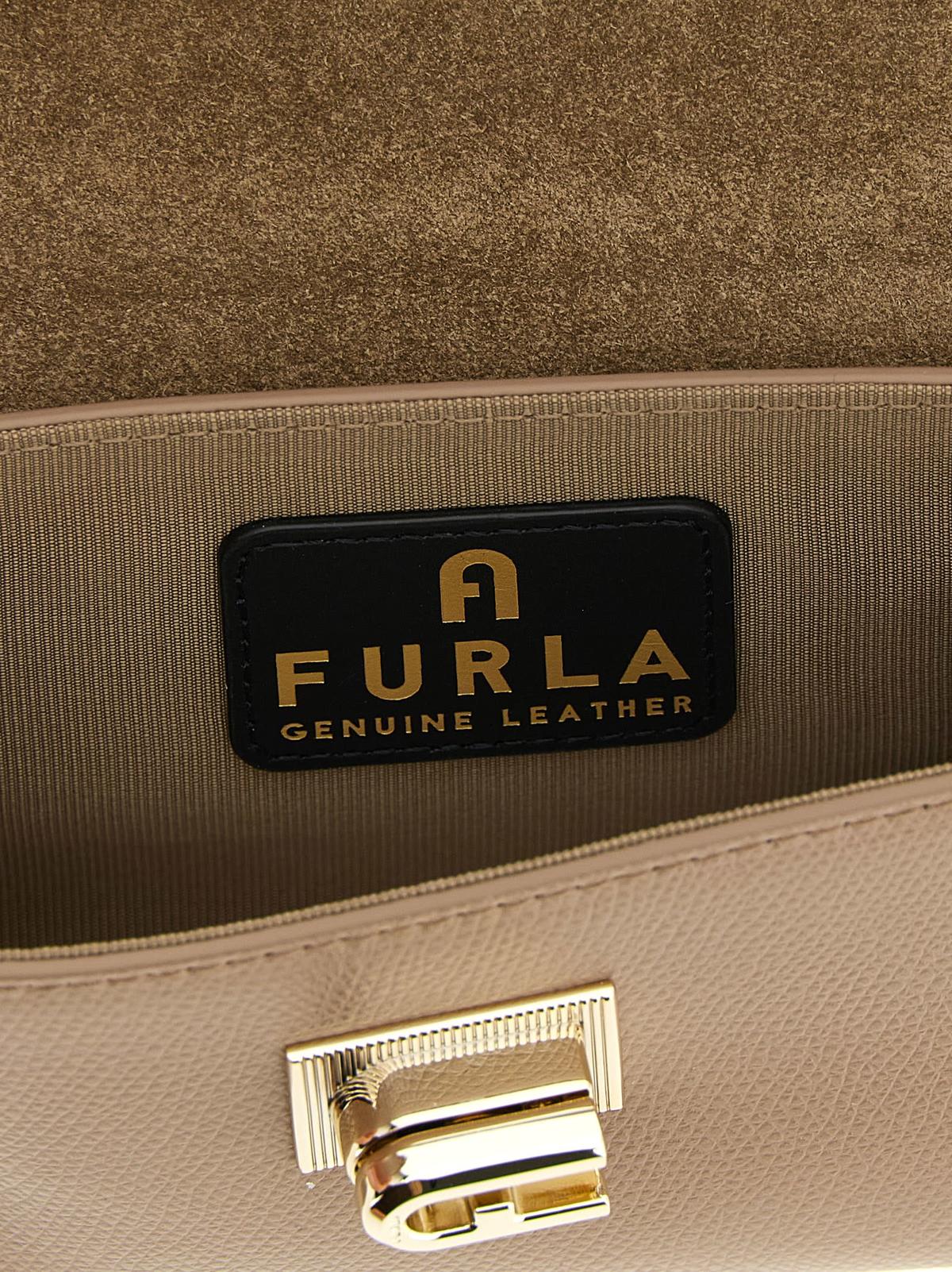 Furla 1927 Mini Crossbody Bag - Beige - Image 4 of 4