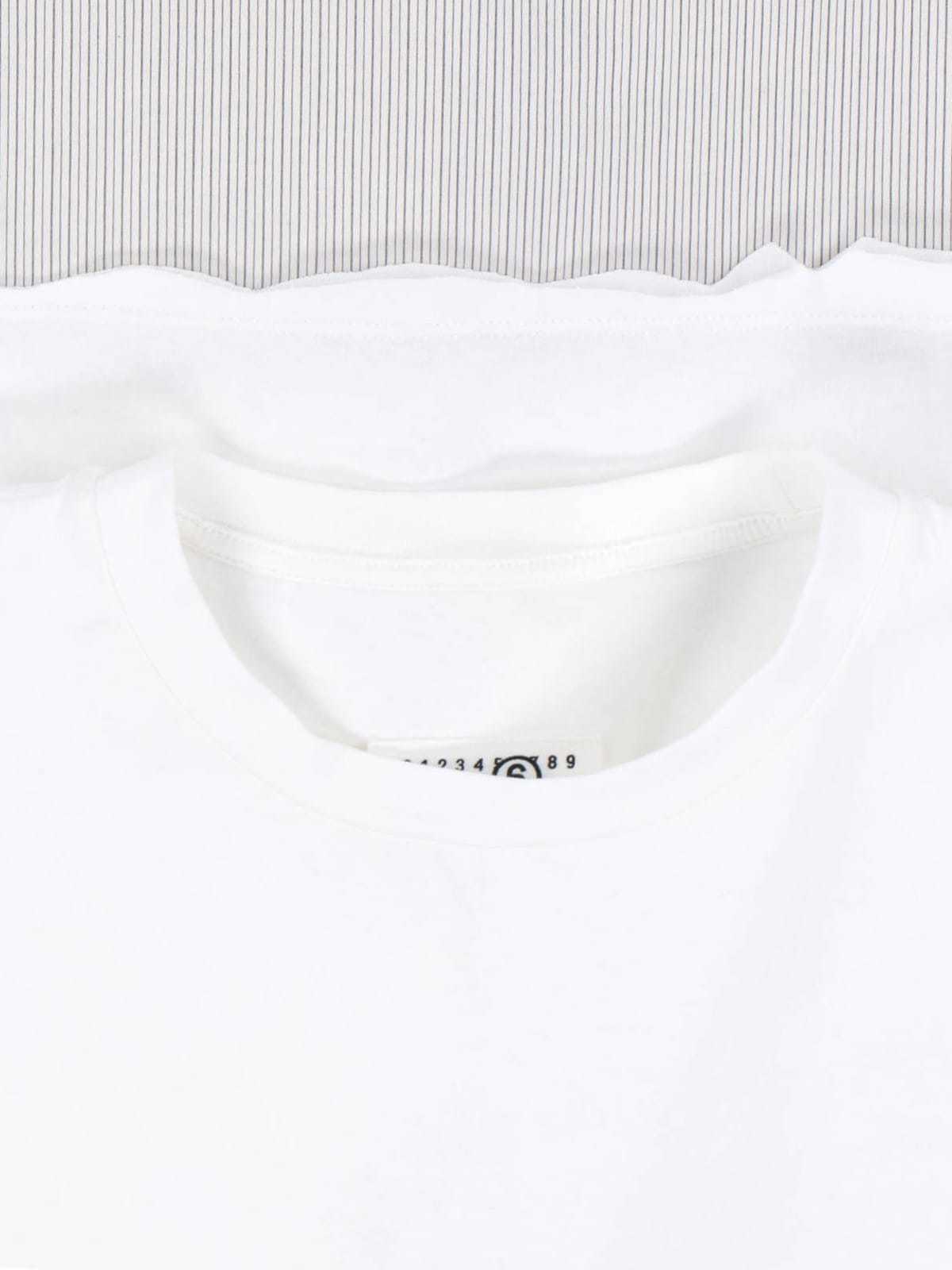 MM6 Maison Margiela T-Shirt Dress - White - Image 3 of 3
