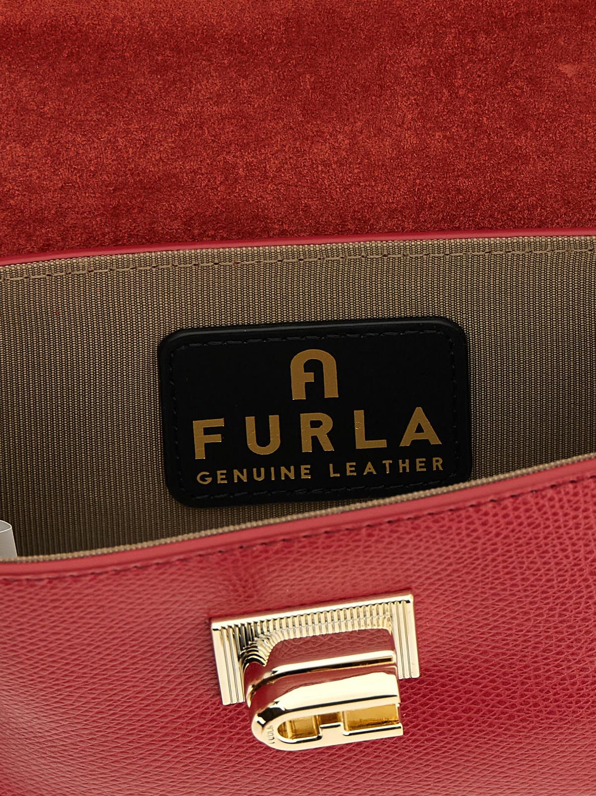 Furla 1927 Mini Crossbody Bag - Red - Image 4 of 4