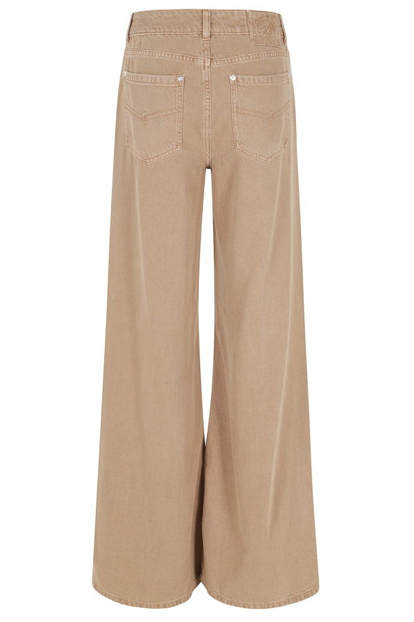 Blumarine Denim Flare Pant - Amphora Beige