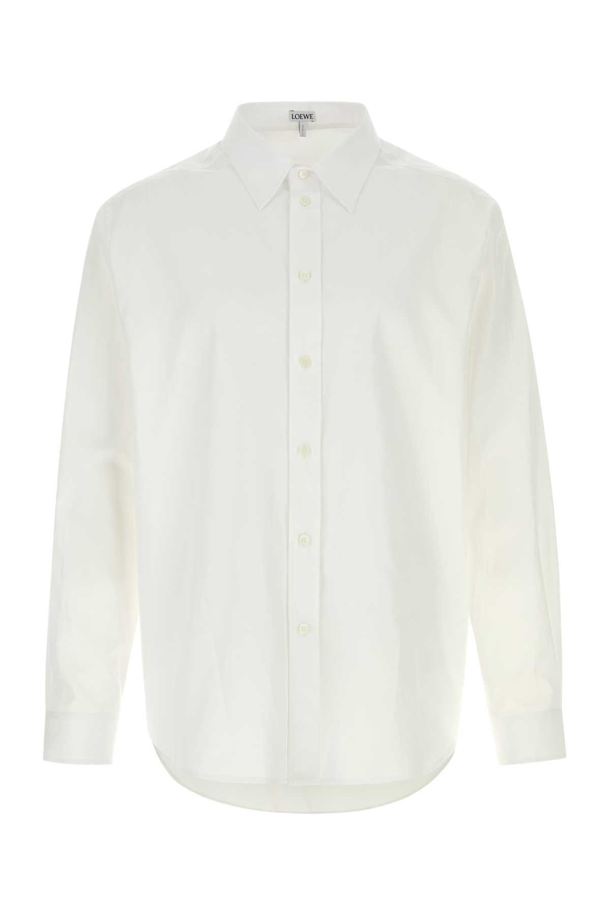 LOEWE Poplin Shirt - White - Image 1 of 2
