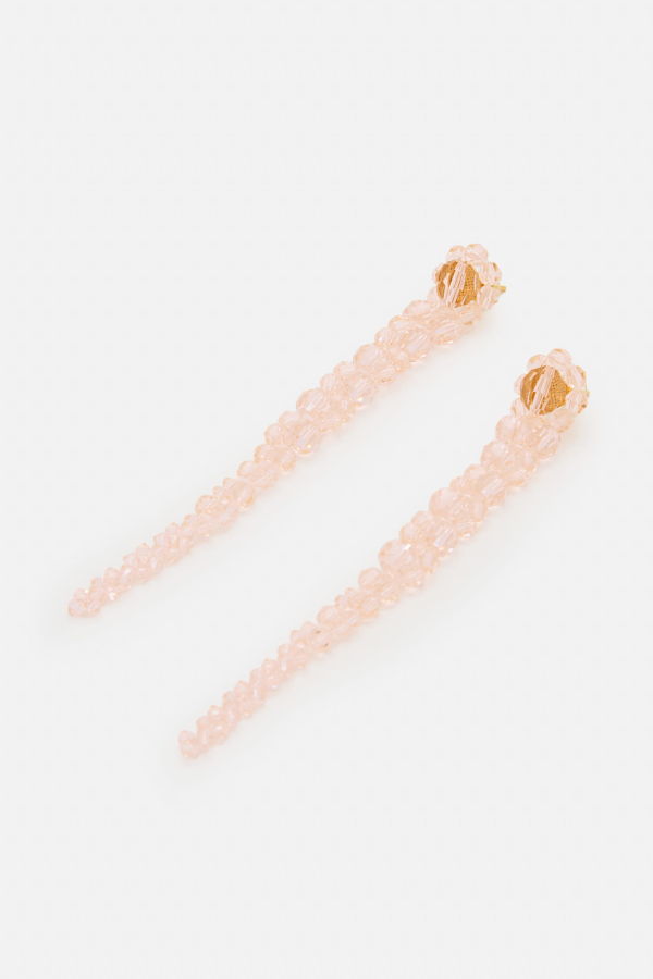 Simone Rocha Drip Earrings - Pink