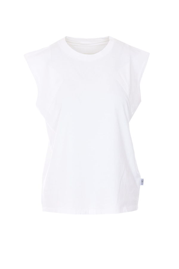 MM6 Maison Margiela Logo Tank Top - White