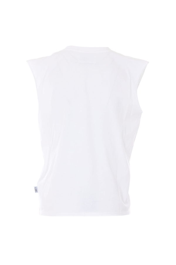 MM6 Maison Margiela Logo Tank Top - White