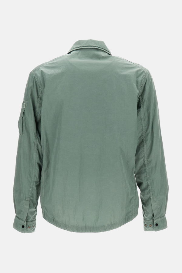 C.P. Company Chrome-R Zipped Lens Overshirt - Green