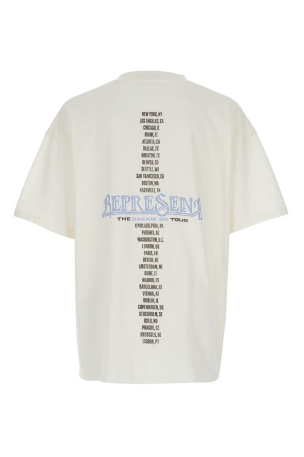 Represent Crew Neck T-Shirt With Graphic Print - White
