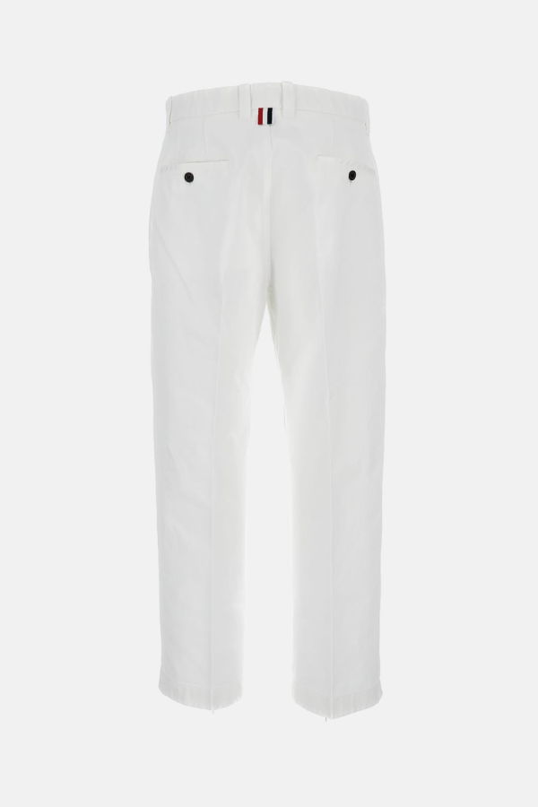 thom browne Utility Chino Trousers - White
