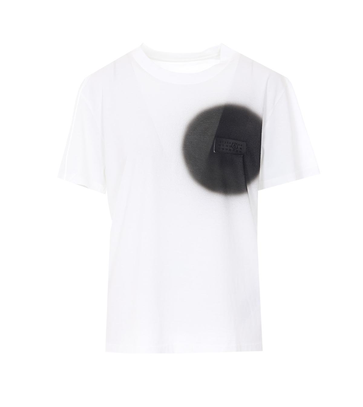 MM6 Maison Margiela Printed T-Shirt - White - Image 1 of 4
