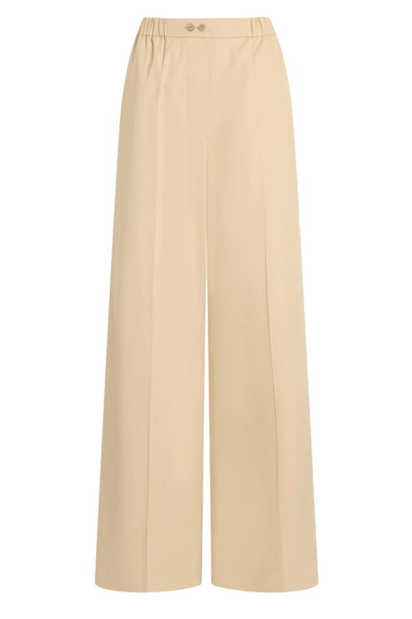 Patou Pants With Elasticated Waist Pants - Beige
