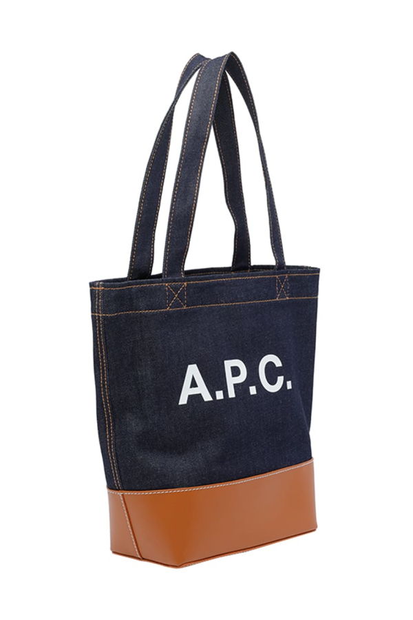 A.P.C. Small Alex Tote Bag - Blue
