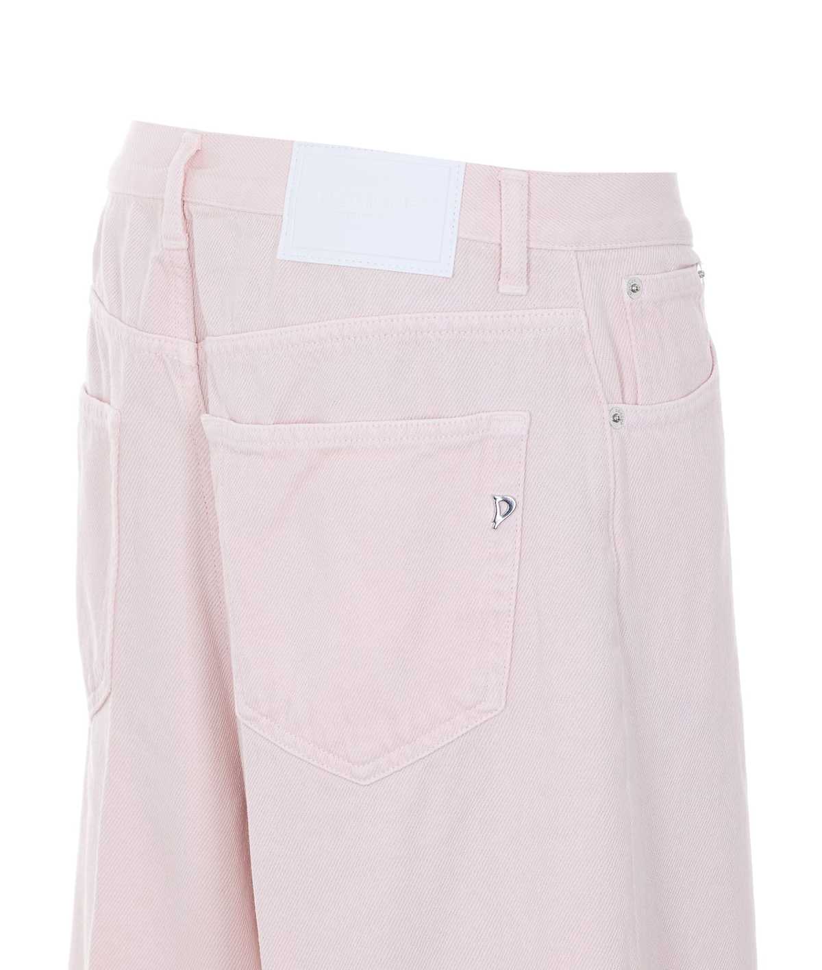 Dondup Dakota Jeans - Pink - Image 3 of 4