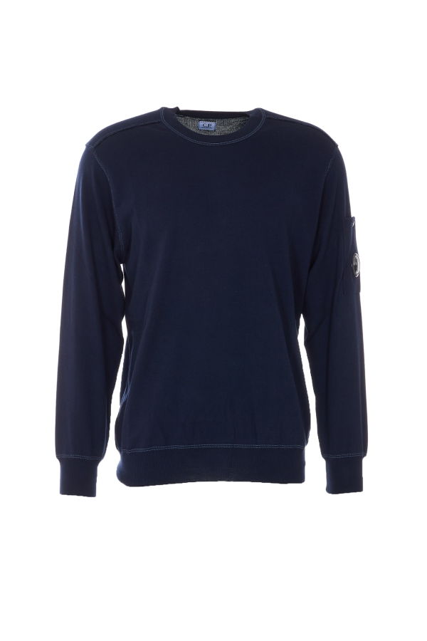 C.P. Company Logo Sweater - Blue