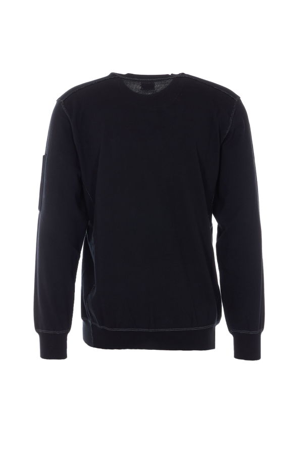 C.P. Company Logo Sweater - Black