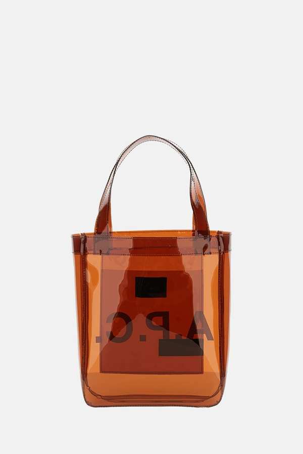 A.P.C. Lou Small Tote Bag - Brown