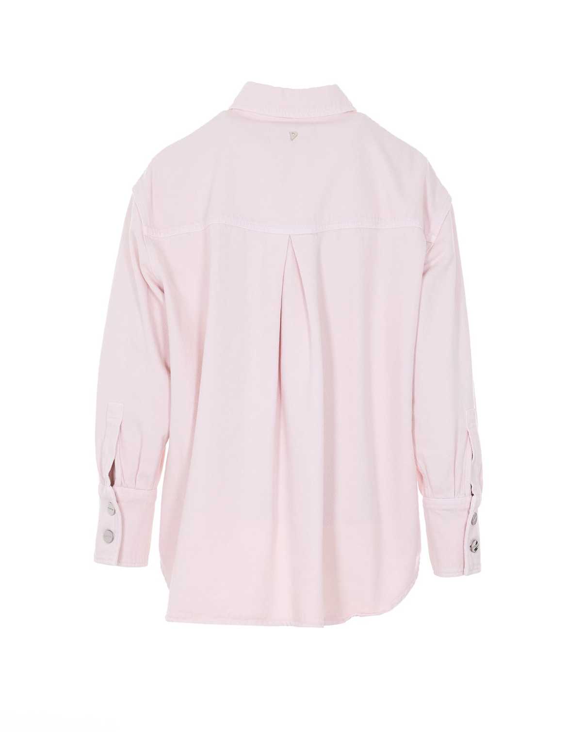 Dondup Denim Shirt - Pink - Image 2 of 4