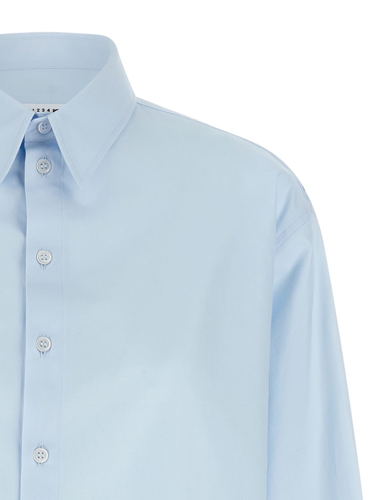 MM6 Maison Margiela Poplin Shirt - Light Blue - Image 3 of 4