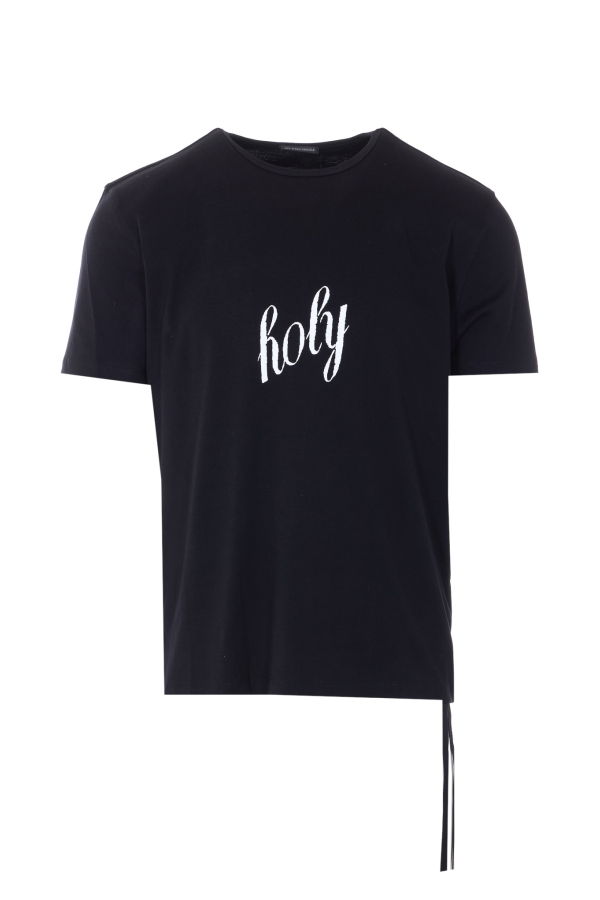 Ann Demeulemeester Baptist Standard Printed T-Shirt - Black