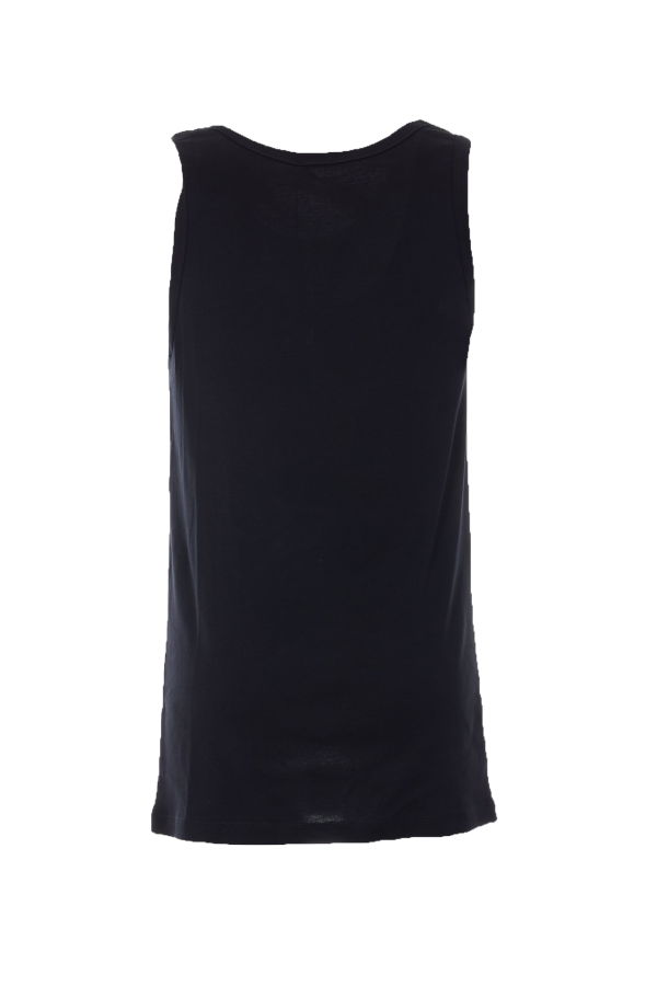 Ann Demeulemeester Seva Standard Printed Tank Top - Black