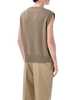 Ami Alexandre Mattiussi Ami Paris Ami De Coeur Knit Vest - Beige Taupe - Thumbnail 2