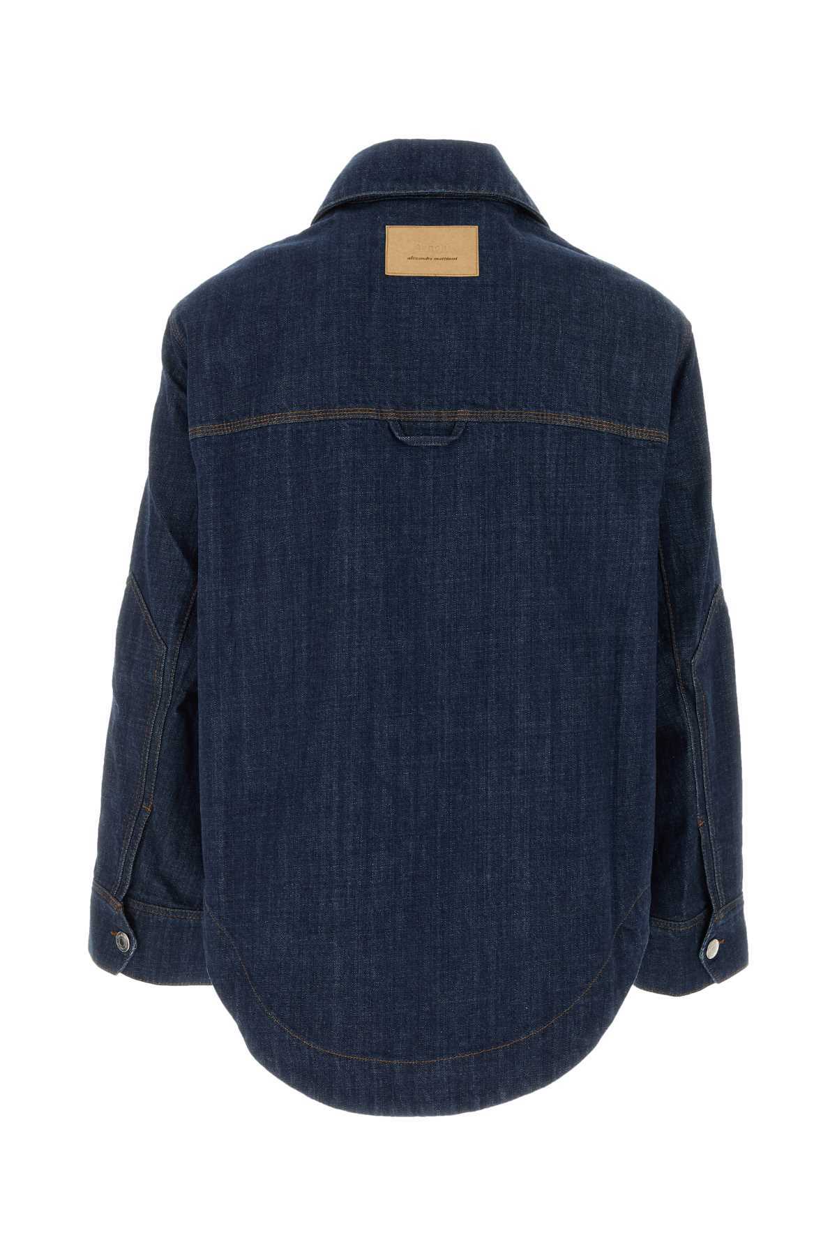 Ami Alexandre Mattiussi Denim Shirt - Indigo - Image 2 of 2