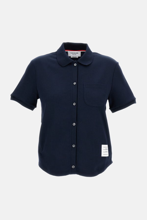 thom browne Polo Shirt Top - Blue