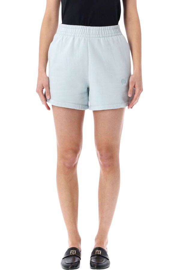 Anine Bing Kam Lightweight Sweat Shorts - Light Blue