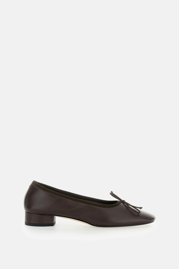 aeydē Onda Nappa Leather Flat Shoes - Brown