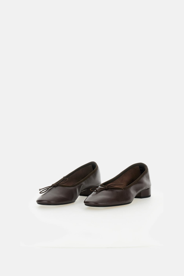 aeydē Onda Nappa Leather Flat Shoes - Brown
