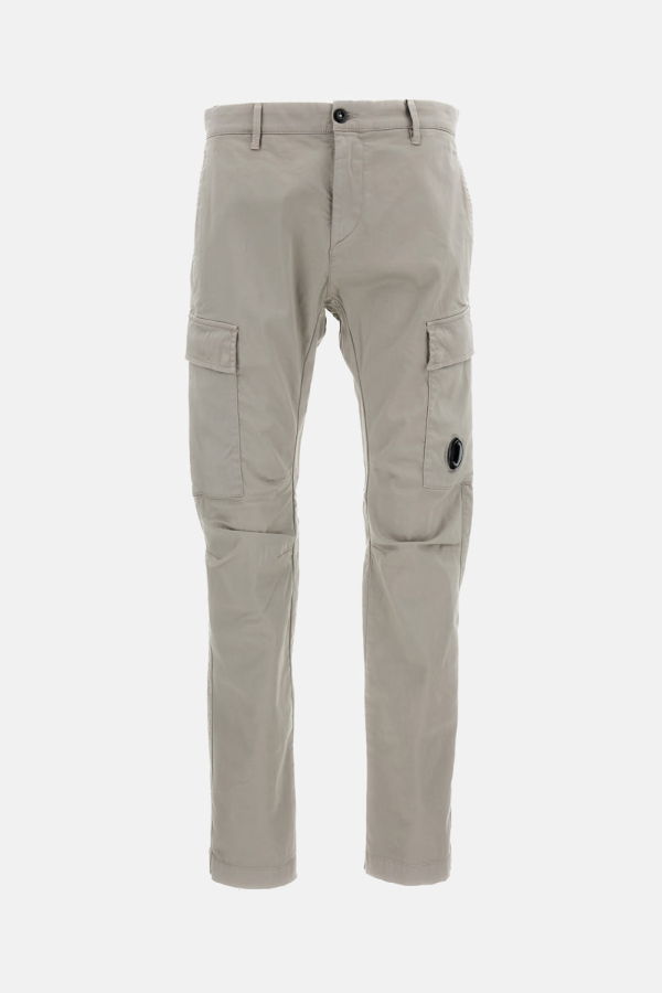 C.P. Company Stretch Sateen Ergonomic Cargo Pants - Gray
