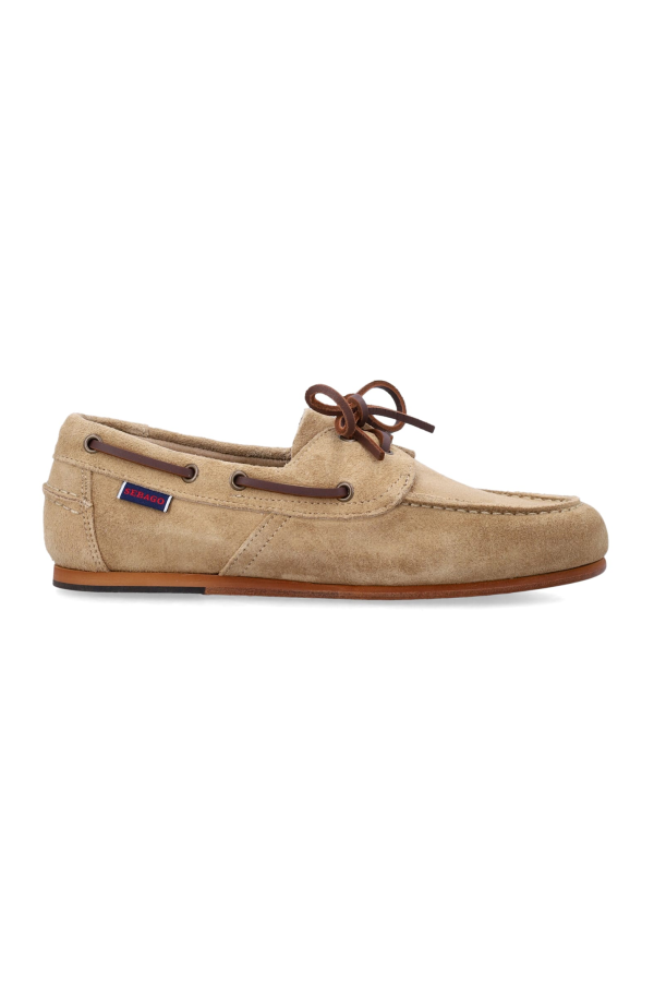 Sebago Owen Suede Boat Shoes - Beige Camel