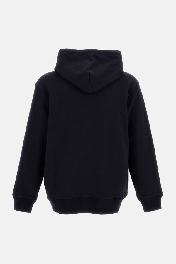 C.P. Company Diagonal Raised Fleece Zip Hooded Sweatshirt - Blue