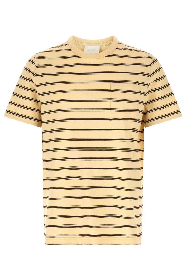 A.P.C. Striped T-Shirt - Beige