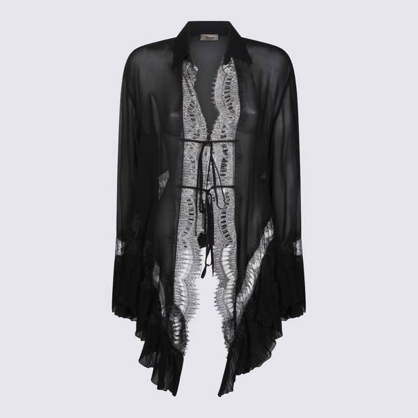 Blumarine Viscose Shirt - Black