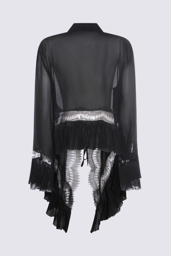 Blumarine Viscose Shirt - Black