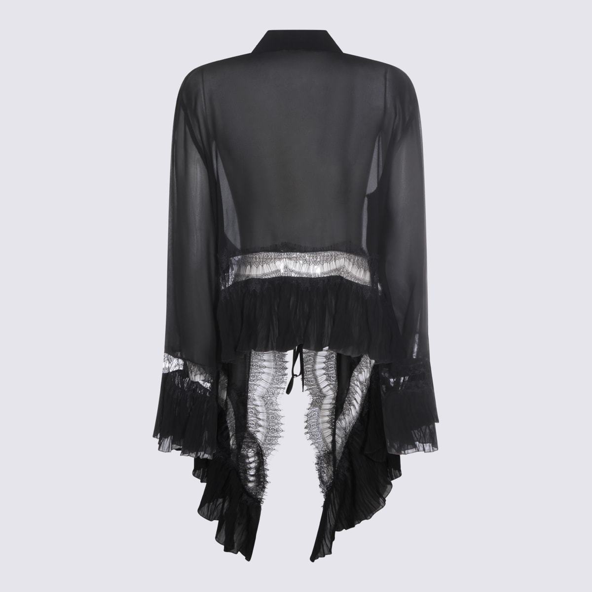 Blumarine Viscose Shirt - Black - Image 2 of 4
